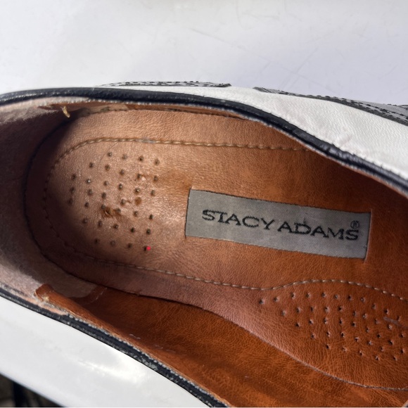 Stacy Adams Black and White Oxfords - Picture 6 of 6